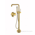 Stainless Steel Tub Shower Faucets Floor Mount Stainless Steel Bathroom Tub Faucet Manufactory